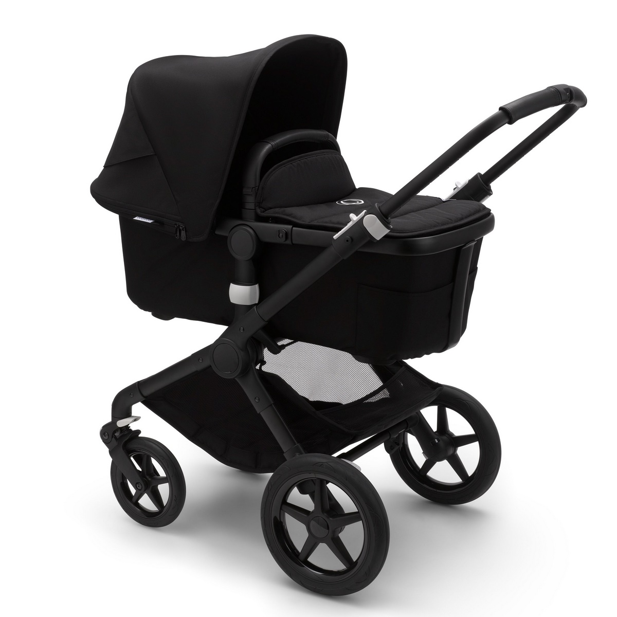 Bugaboo Fox2 Kombikinderwagen Setangebot 7 in 1 Schwarz, Schwarz