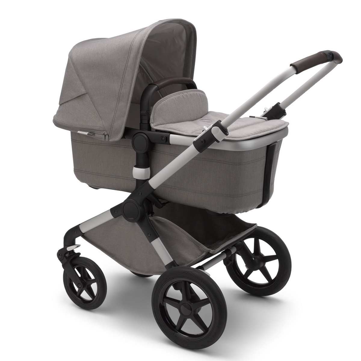 Bugaboo Fox2 Komplett Special Edition Kombikinderwagen- Alu_Hellgrau