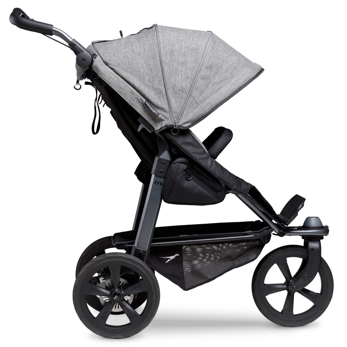 TFK Mono Sportkinderwagen mit Luftkammer Radset- Premium Grau