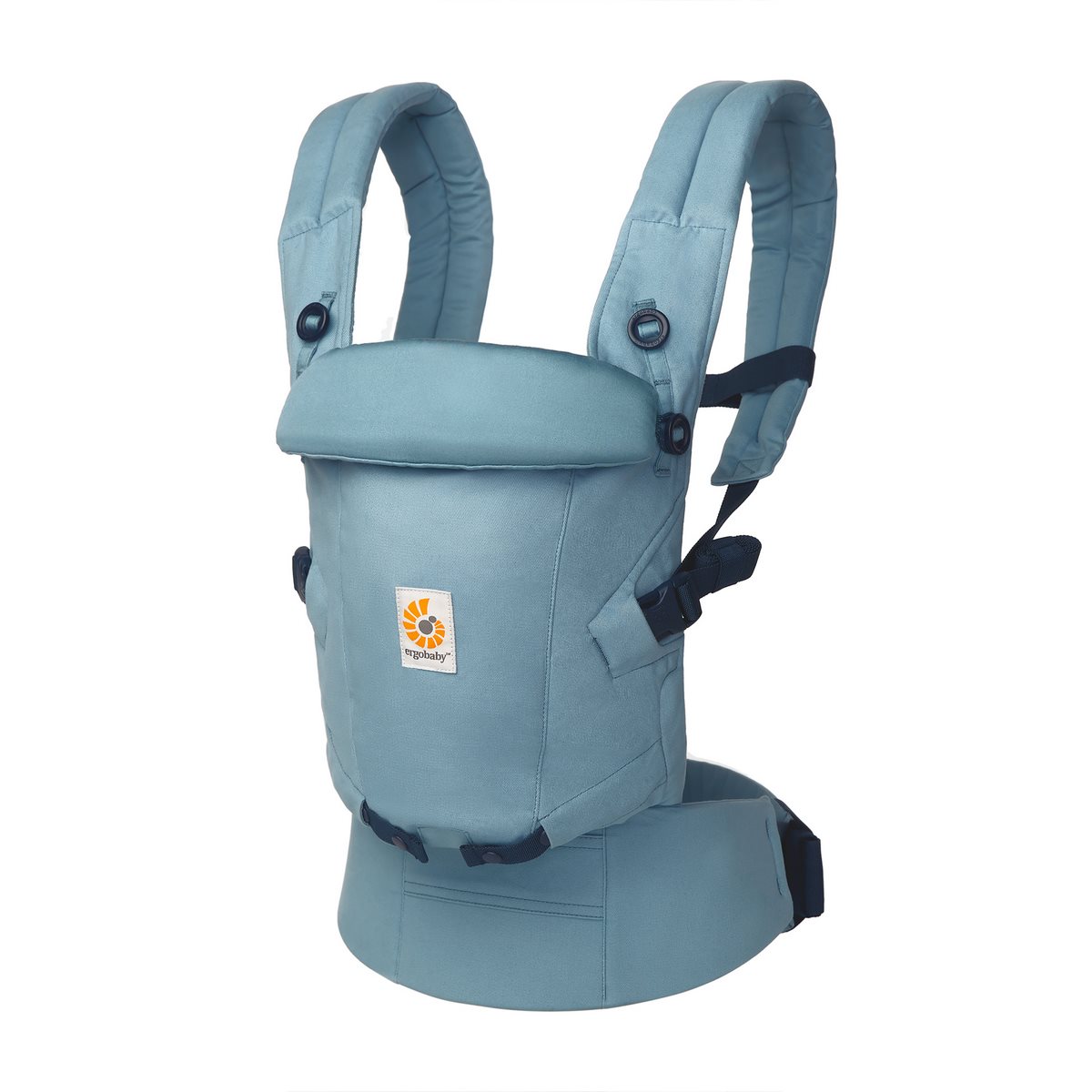 Ergobaby Adapt Soft Touch Cotton Babytrage Slate Blue