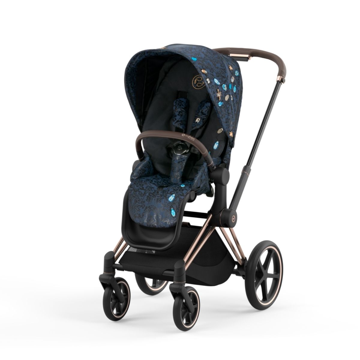 Cybex Priam 4 Kombikinderwagen- Rose Gold Rahmen - Jewels of Nature