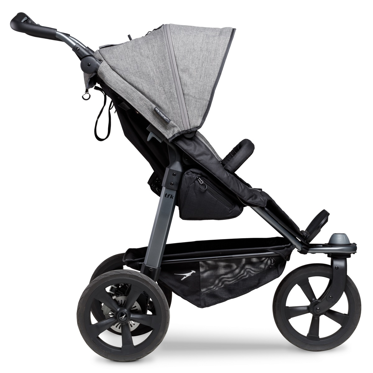 TFK Mono Sportkinderwagen mit Luftkammer Radset- Premium Grau