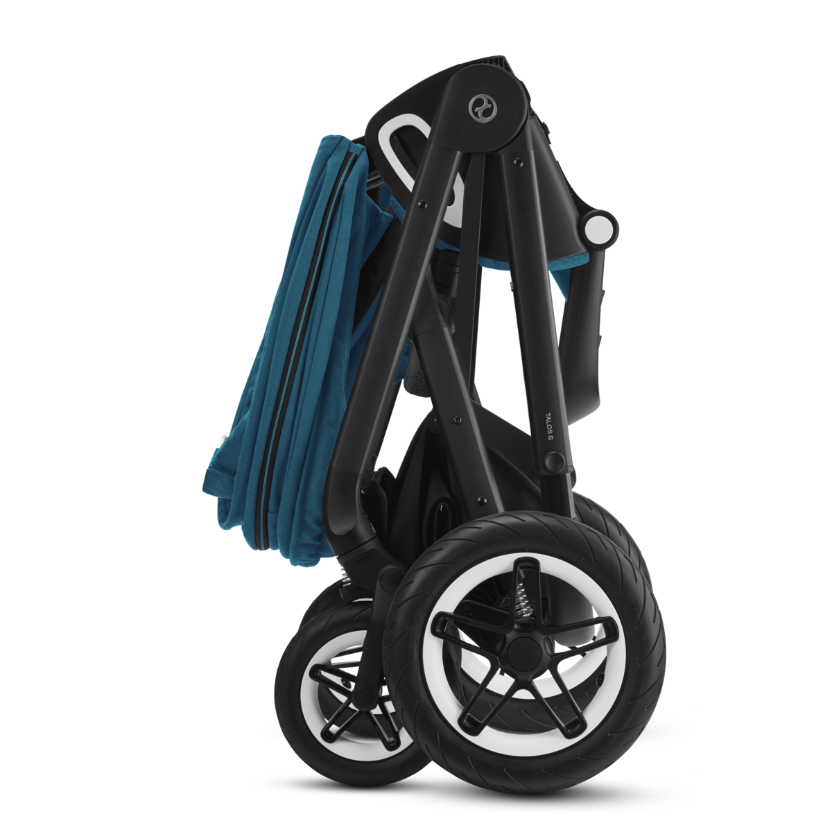 Cybex Talos S Lux Kombikinderwagen- Schwarz Gestell- River Blue