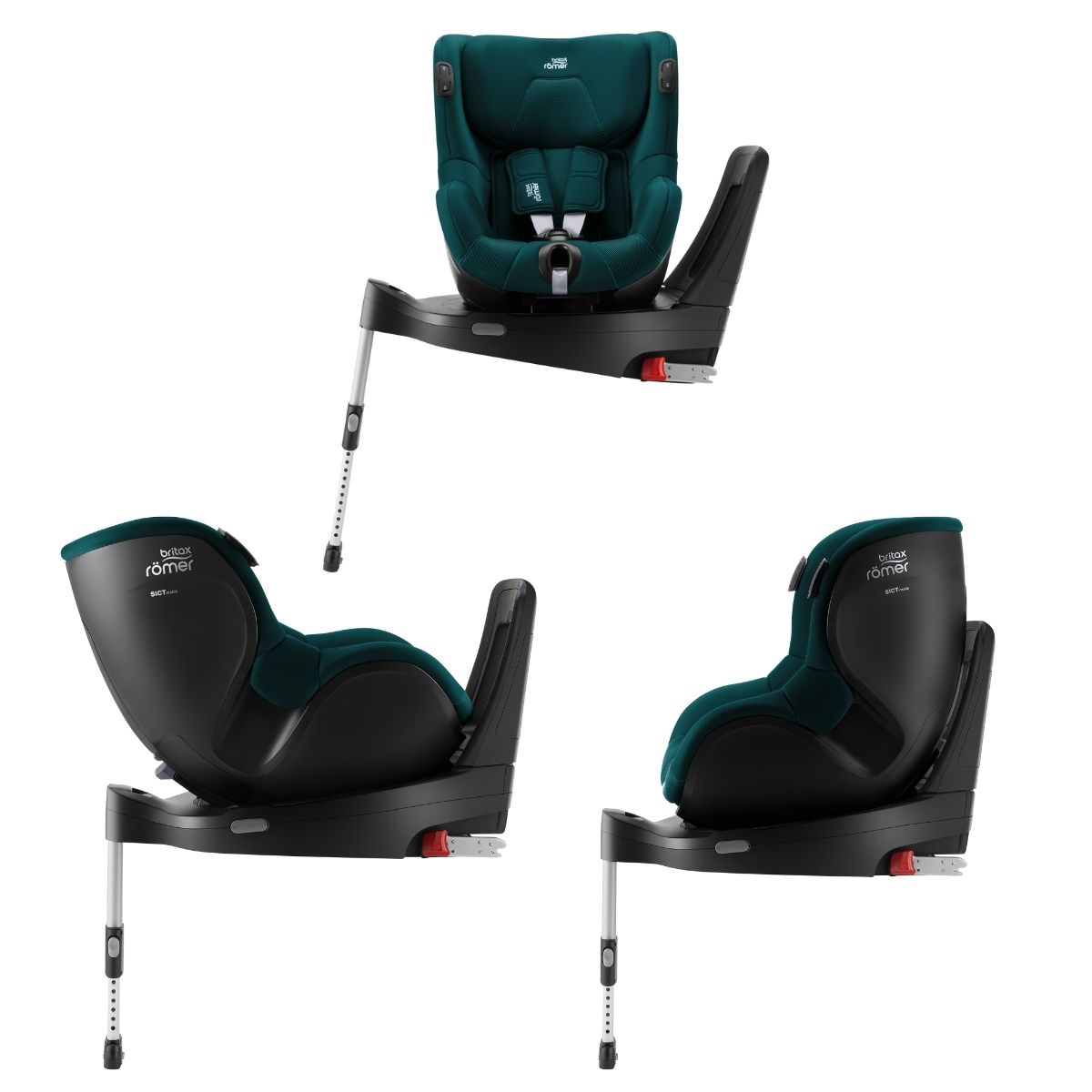 Britax Römer Dualfix iSense inkl. Flex Base Atlantic Green