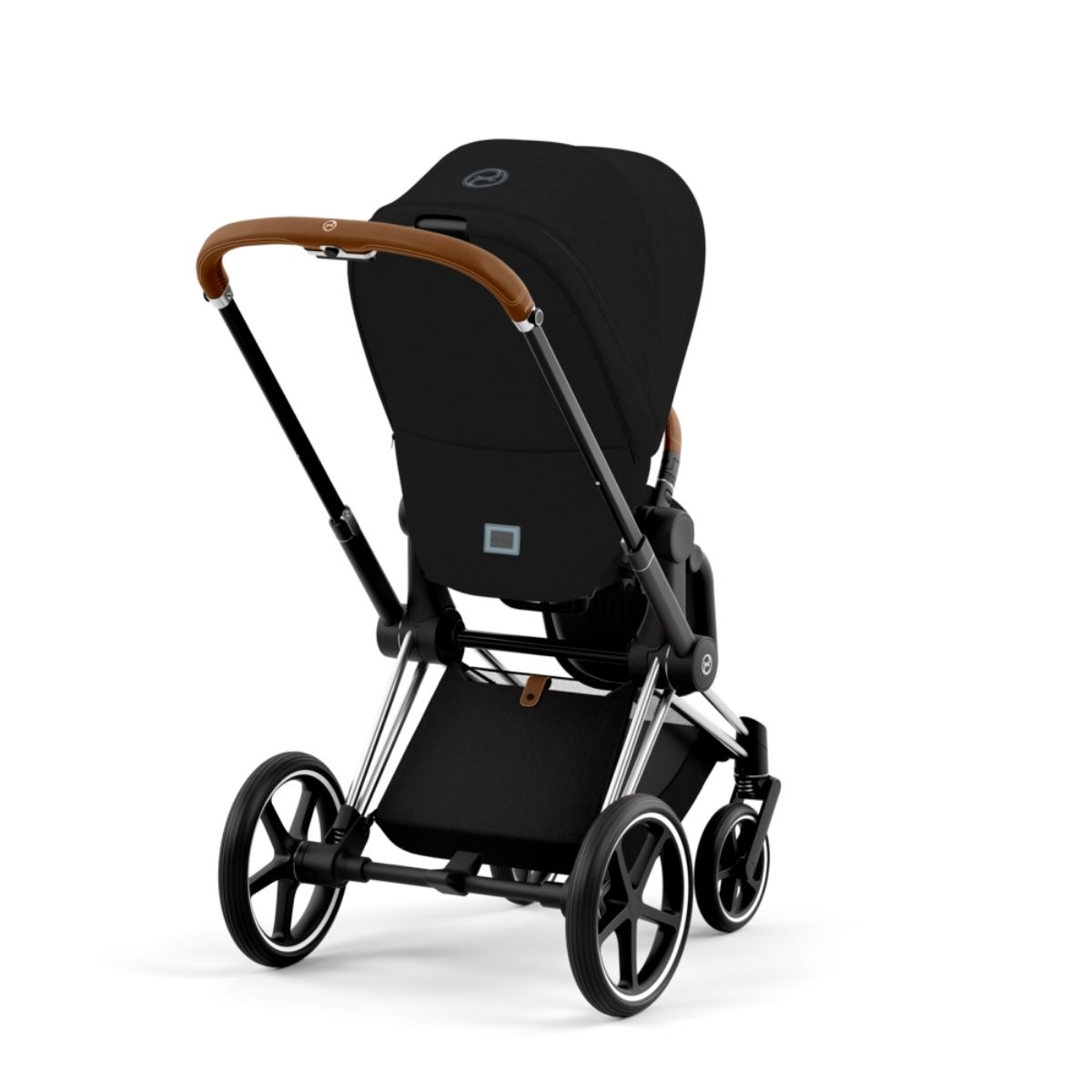 Cybex Priam 4 Kinderwagen Chrome Brown Rahmen- Stardust Black Plus