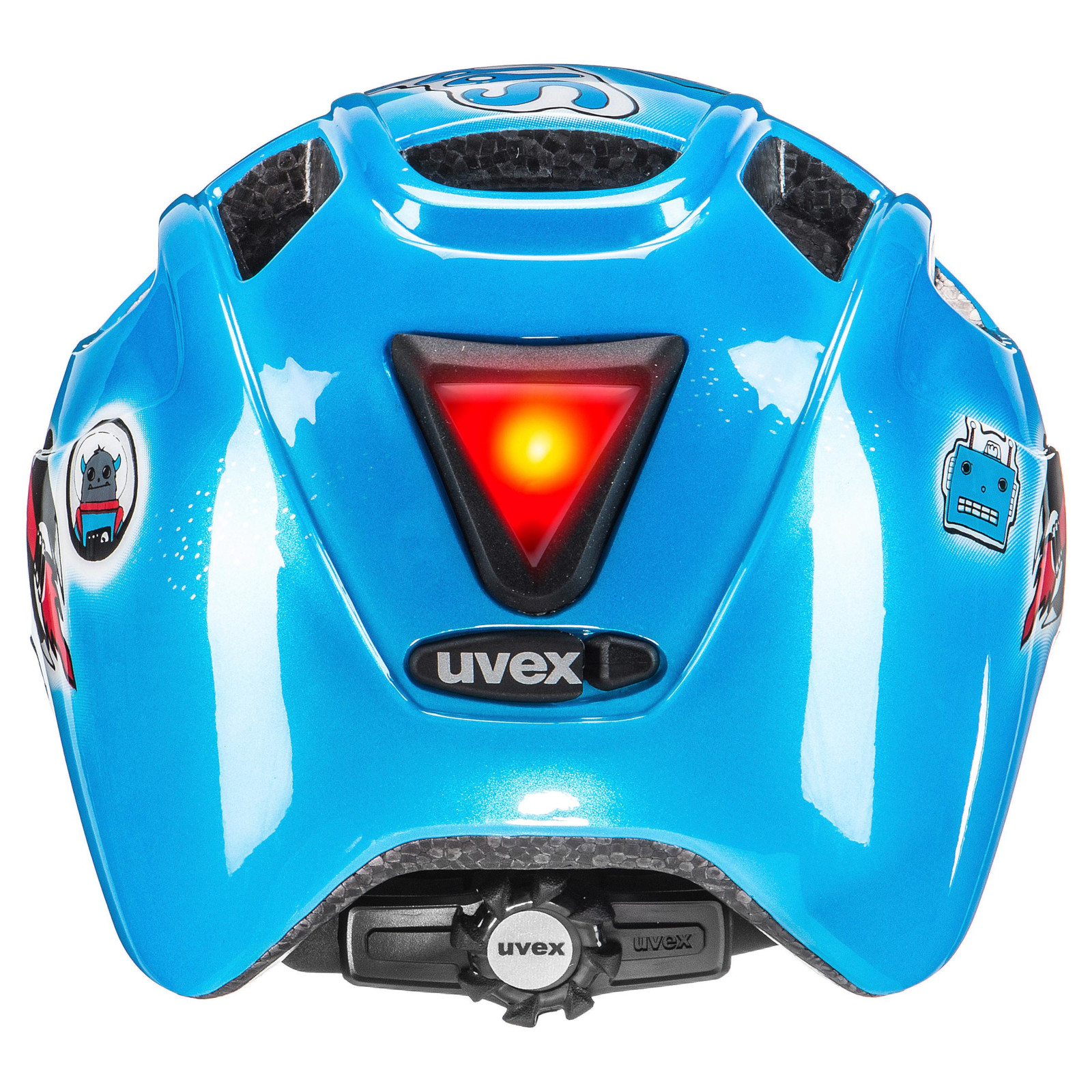 uvex finale junior LED Fahrradhelm Space Rocket