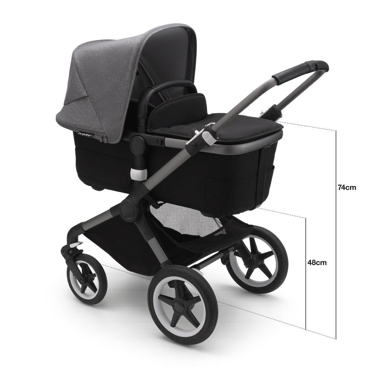 Bugaboo Fox3 Komplett Set Kombikinderwagen- Größe