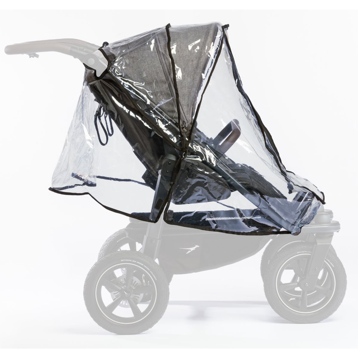 TFK Regenschutz Duo 2 Sportkinderwagen (1 Einhang)