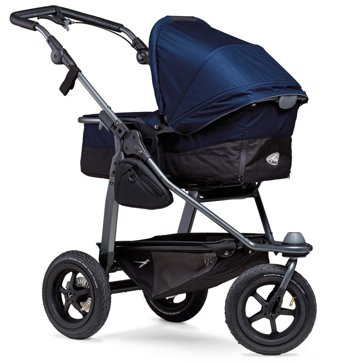 TFK Mono Kombi Kinderwagen mit Luftrad-Set- Marine