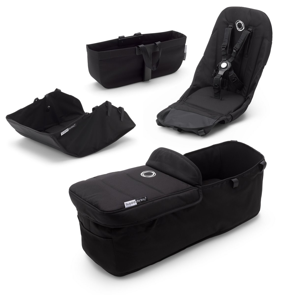 Bugaboo Donkey3 Style Set- Schwarz