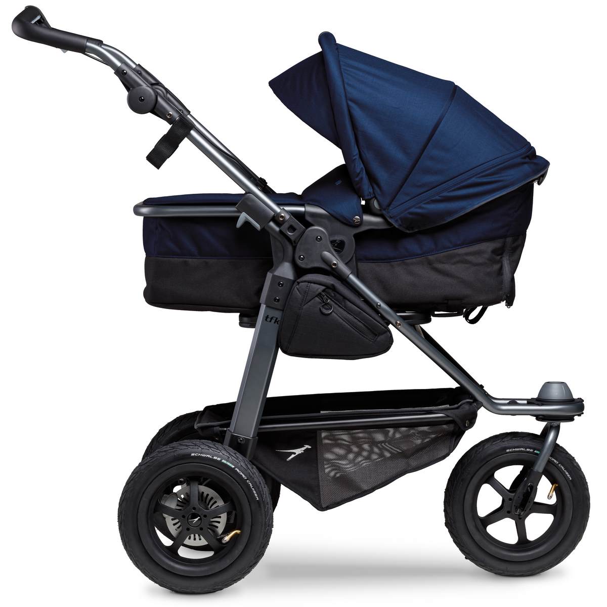 TFK Mono Kombi Kinderwagen mit Luftrad-Set- Marine