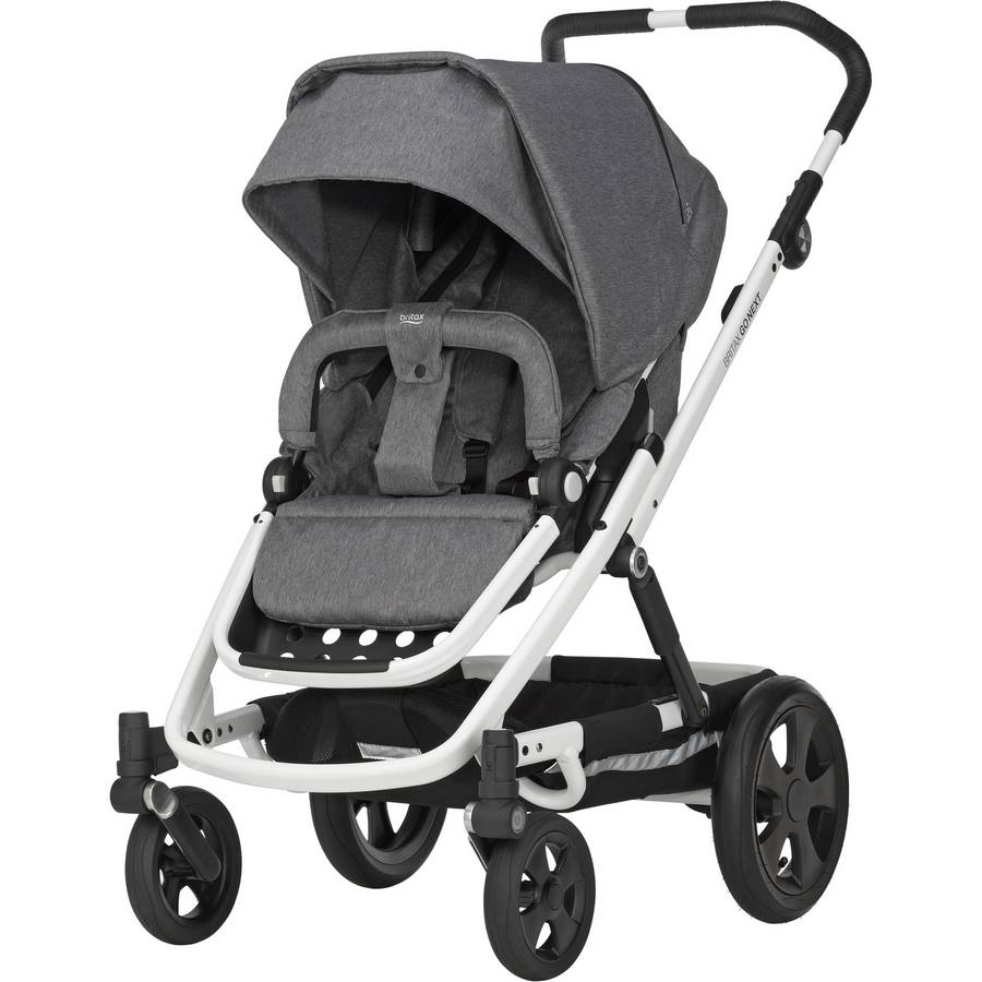 Britax GO NEXT inkl. Babywanne - White / Grey Melange