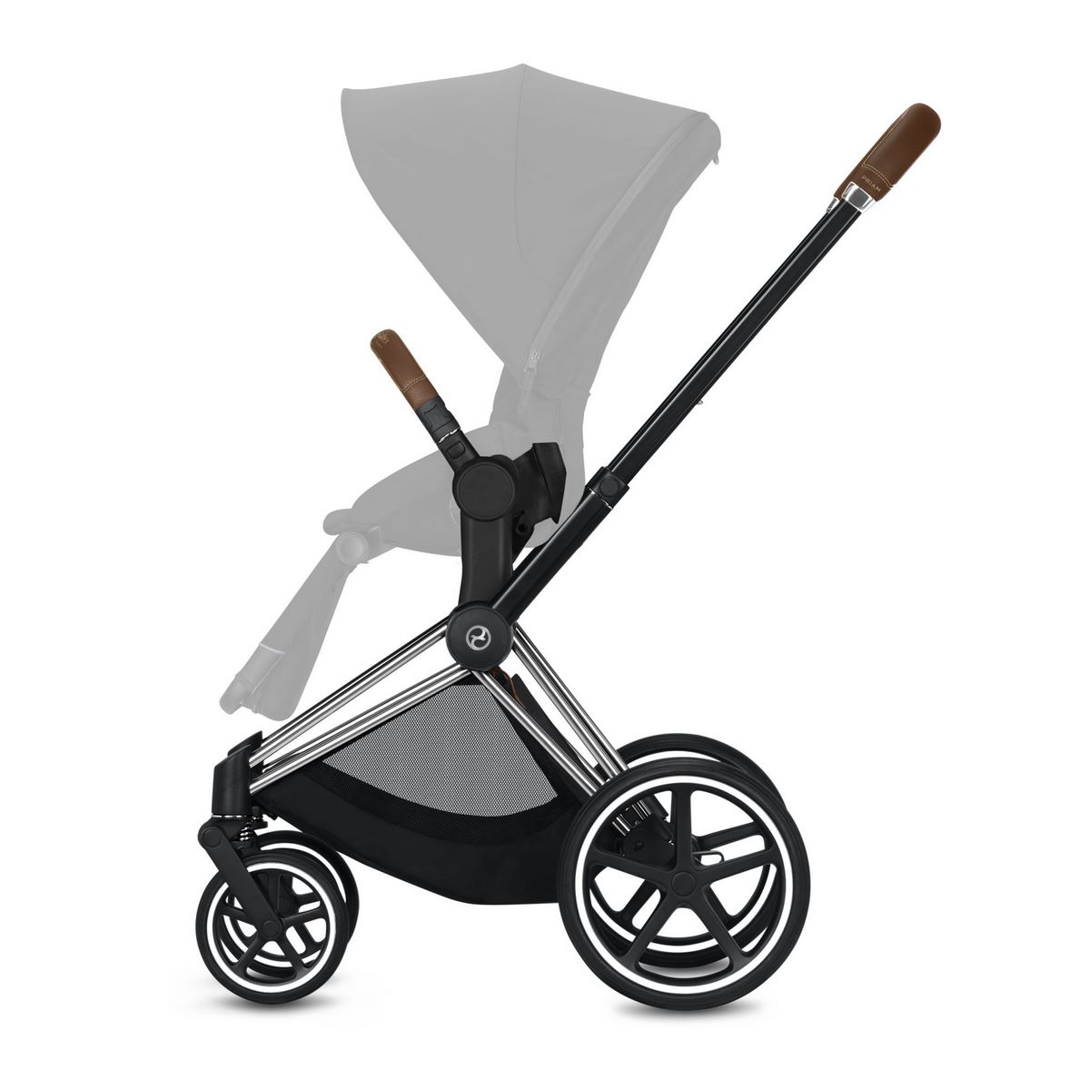 Cybex Priam Sportkinderwagen- Chrome- Manhatten Grey Plus