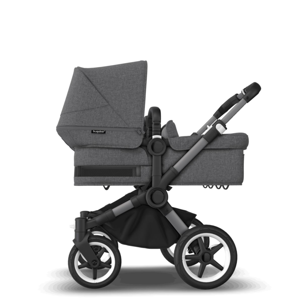 Bugaboo Donkey 5 Twin Mix & Match Graphit- Grau Meliert- Grau Meliert