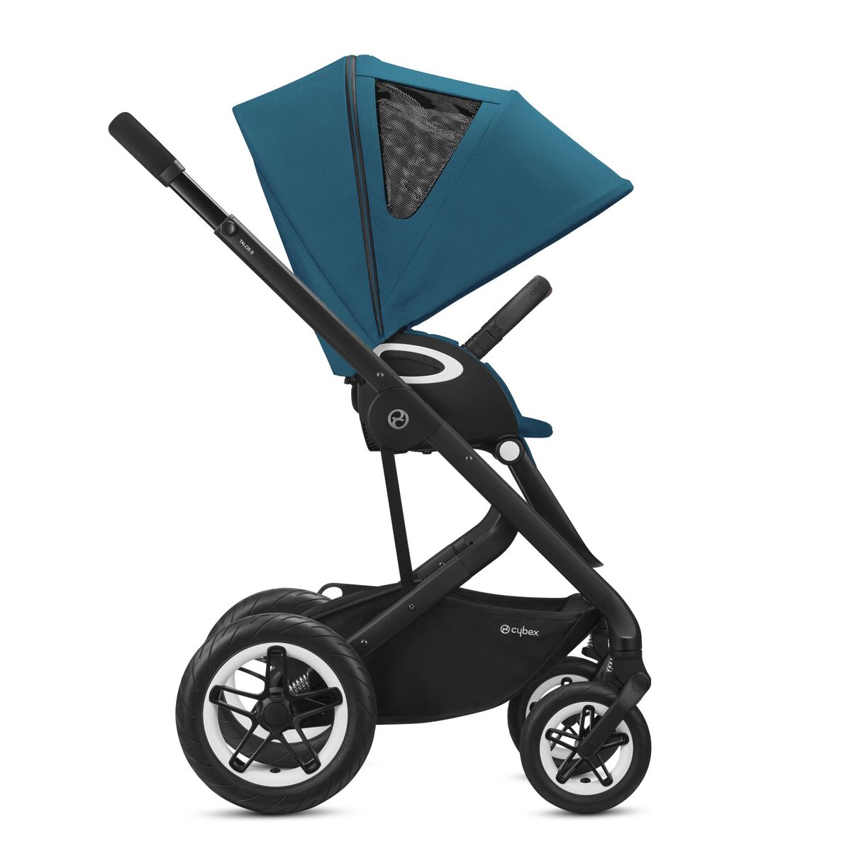 Cybex Talos S Lux Kombikinderwagen- Schwarz Gestell- River Blue