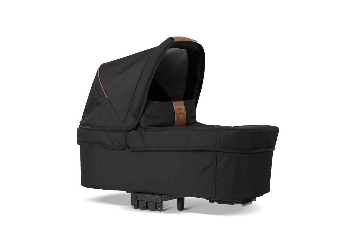 Emmaljunga NXT90 mit Ergo Sitz Kombikinderwagen 2021- Outdoor Black, Gestell Black