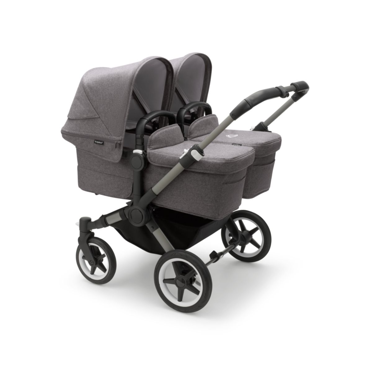 Bugaboo Donkey 5 Twin Mix & Match Graphit- Grau Meliert- Grau Meliert