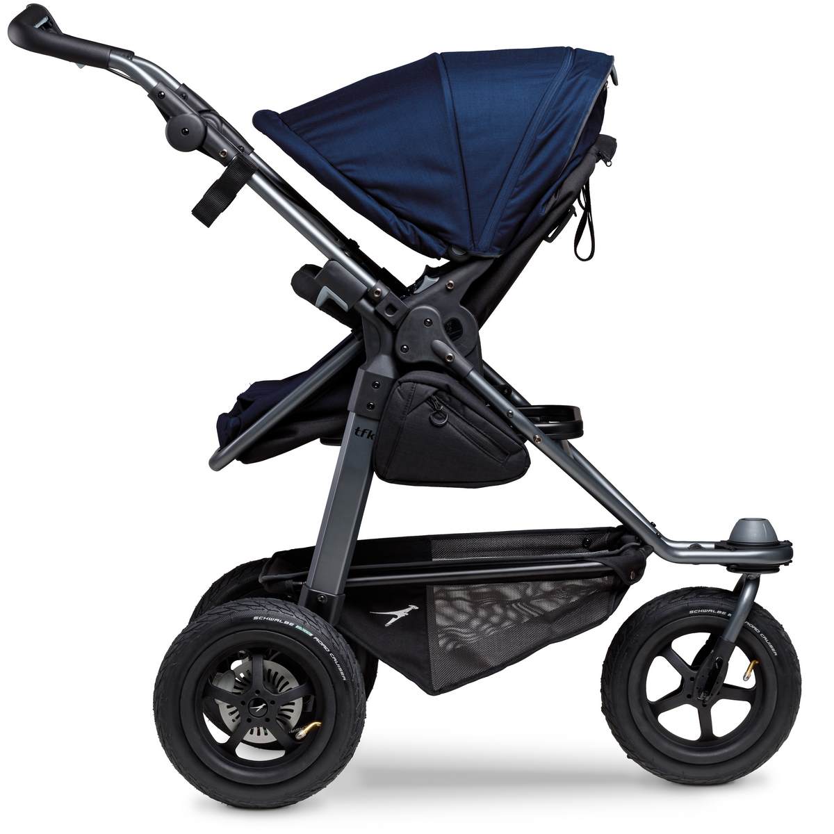 TFK Mono Kombi Kinderwagen mit Luftrad-Set- Marine