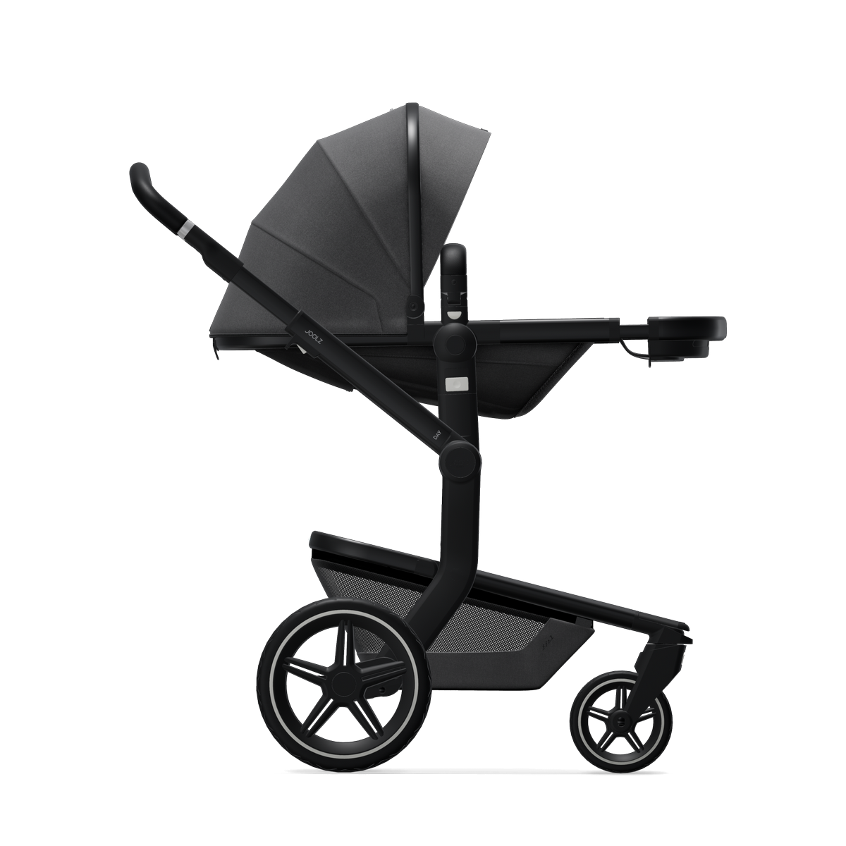 Joolz Day+ Kombikinderwagen Awesome Anthracite Setangebot mit Cloud Z i-Size- Liegeposition 