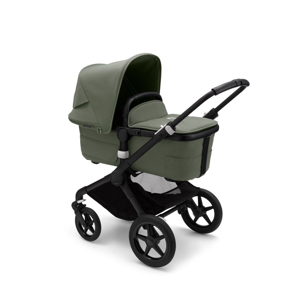 Bugaboo Fox3 Komplett Set Kombikinderwagen- SCHWARZ/WALDGRÜN-WALDGRÜN