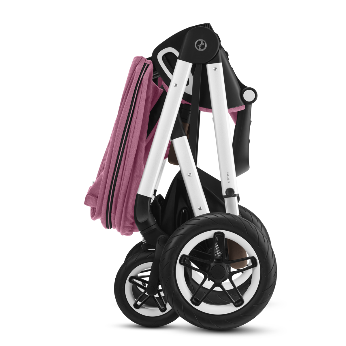 Cybex Talos S Lux Kombikinderwagen- Silber Gestell- Magnolia Pink