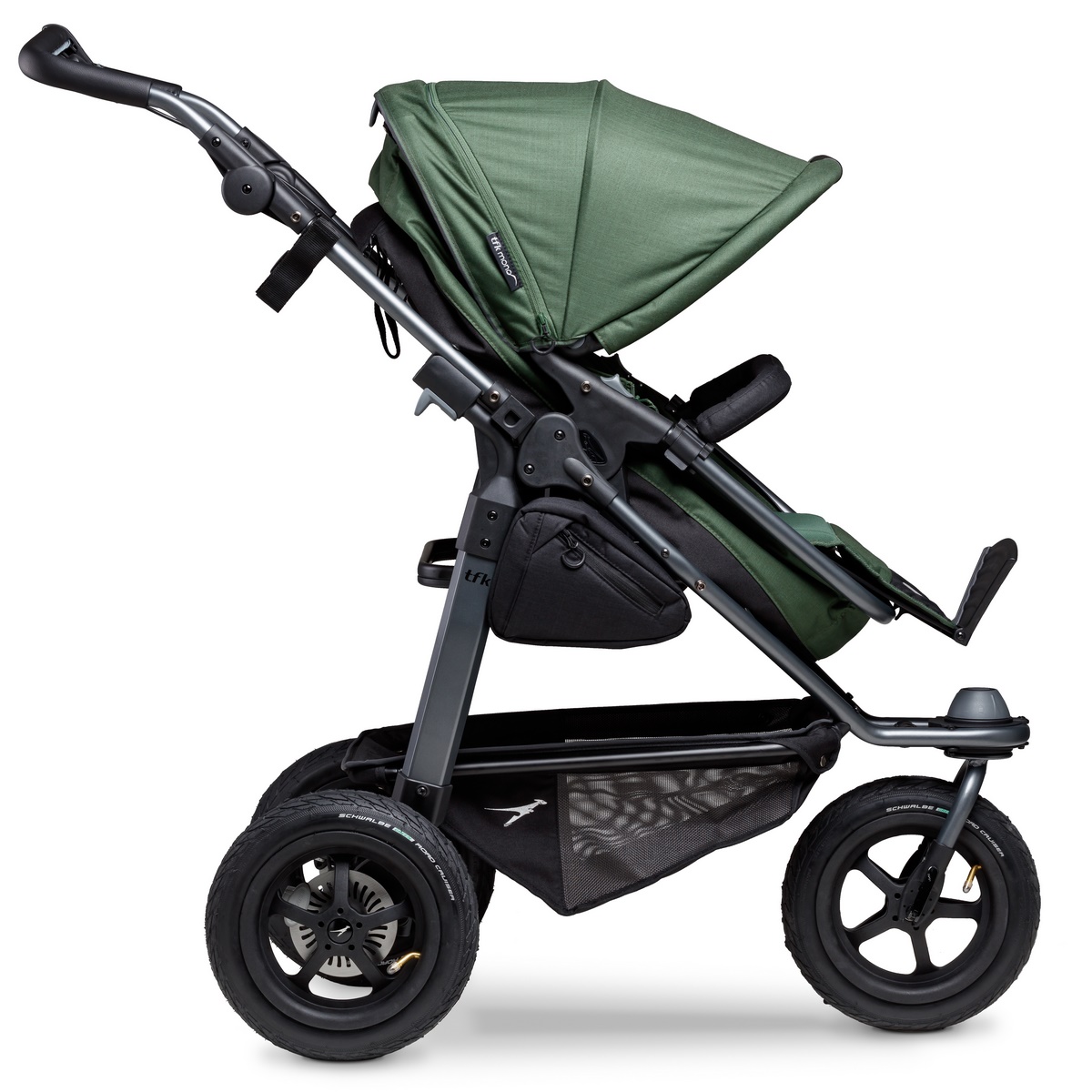 TFK Mono Kombi Kinderwagen mit Luftrad-Set- Olive