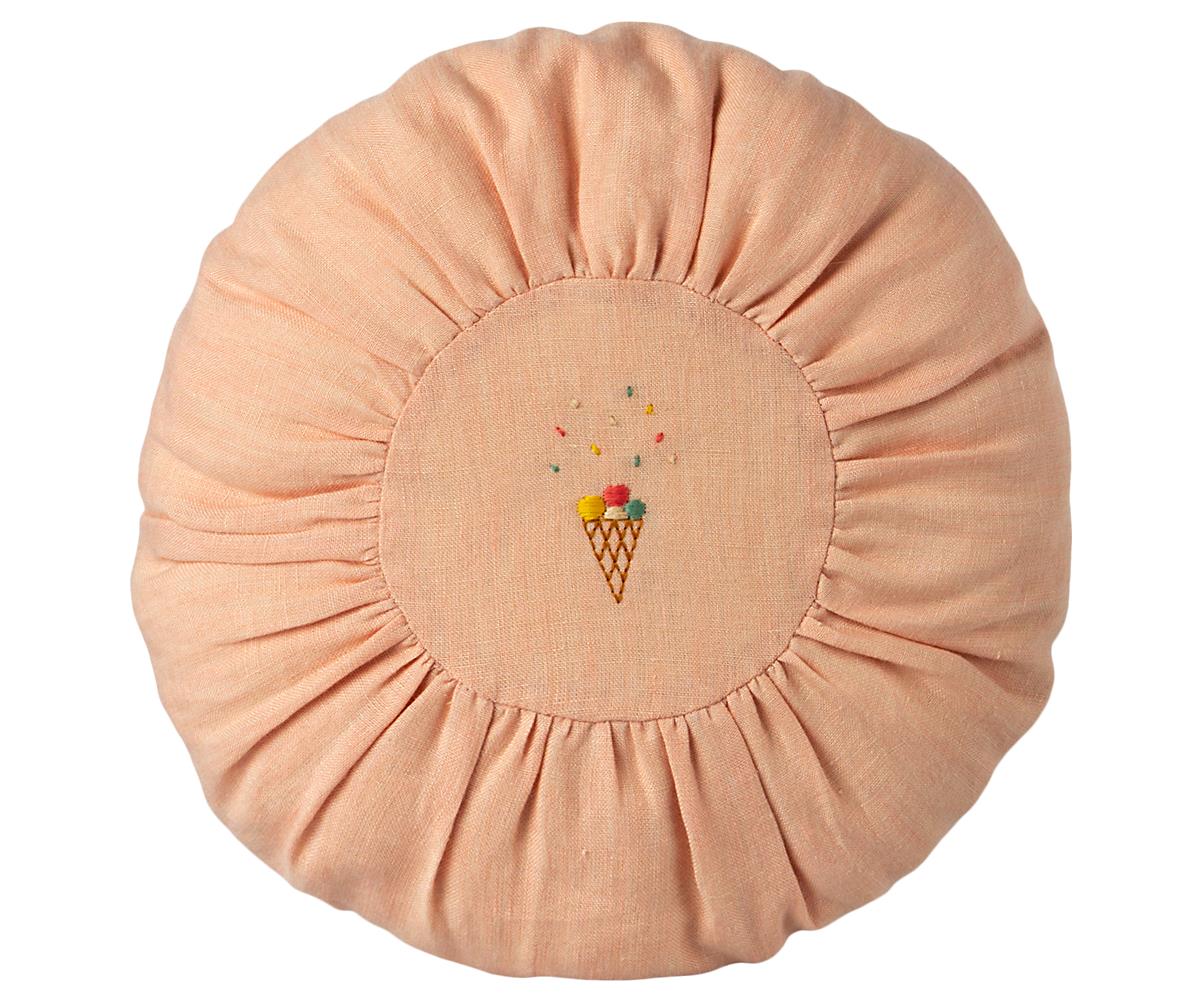 Maileg Cushion, Round- Rose