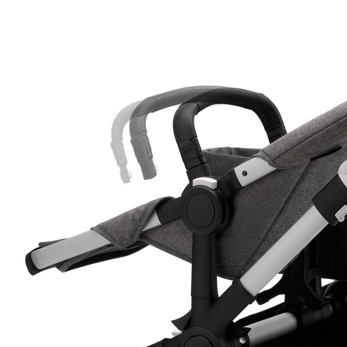 Bugaboo Donkey3 Twin Setangebot mit Fußsäcke- Schwarz, Schwarz, Schwarz