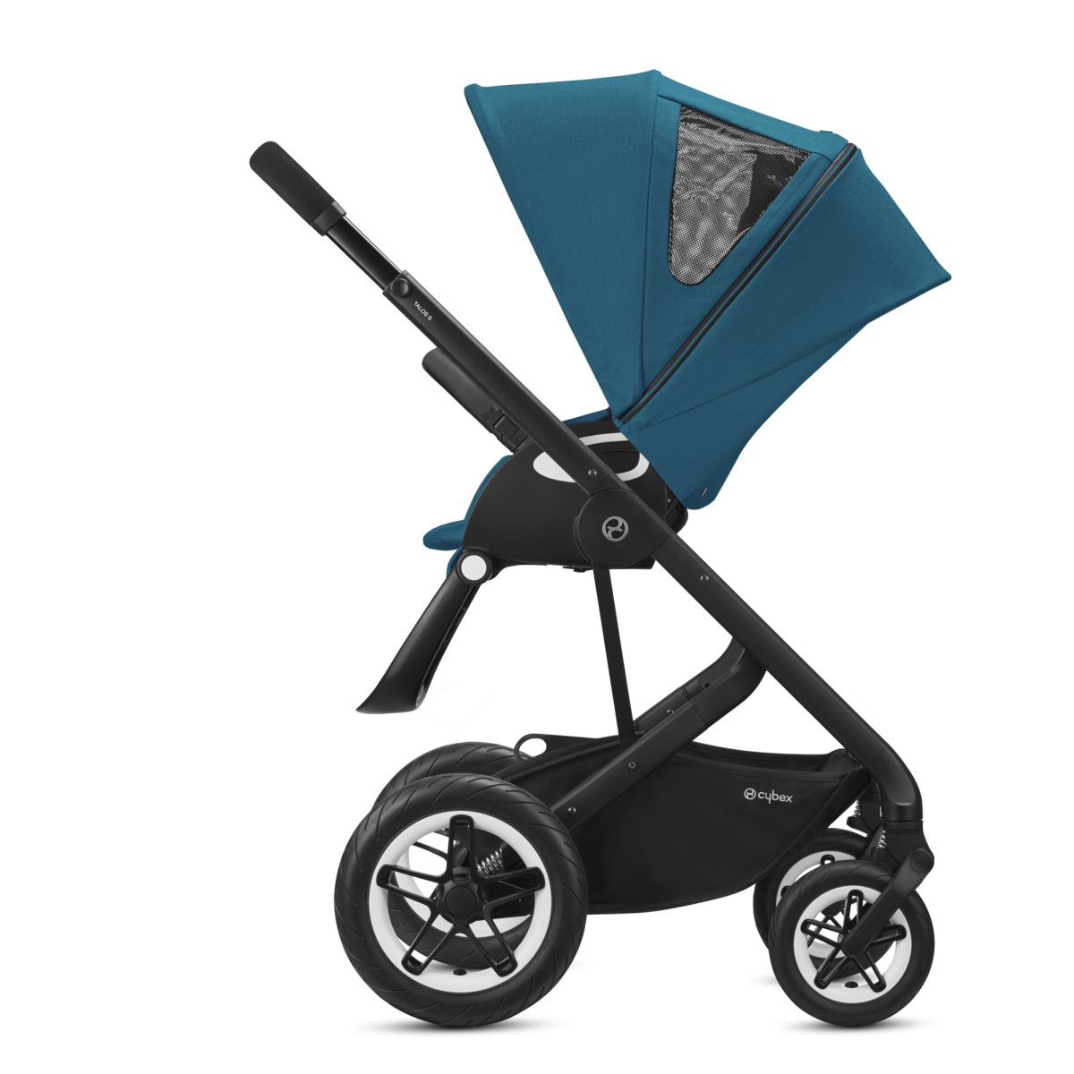 Cybex Talos S Lux Kombikinderwagen- Schwarz Gestell- River Blue