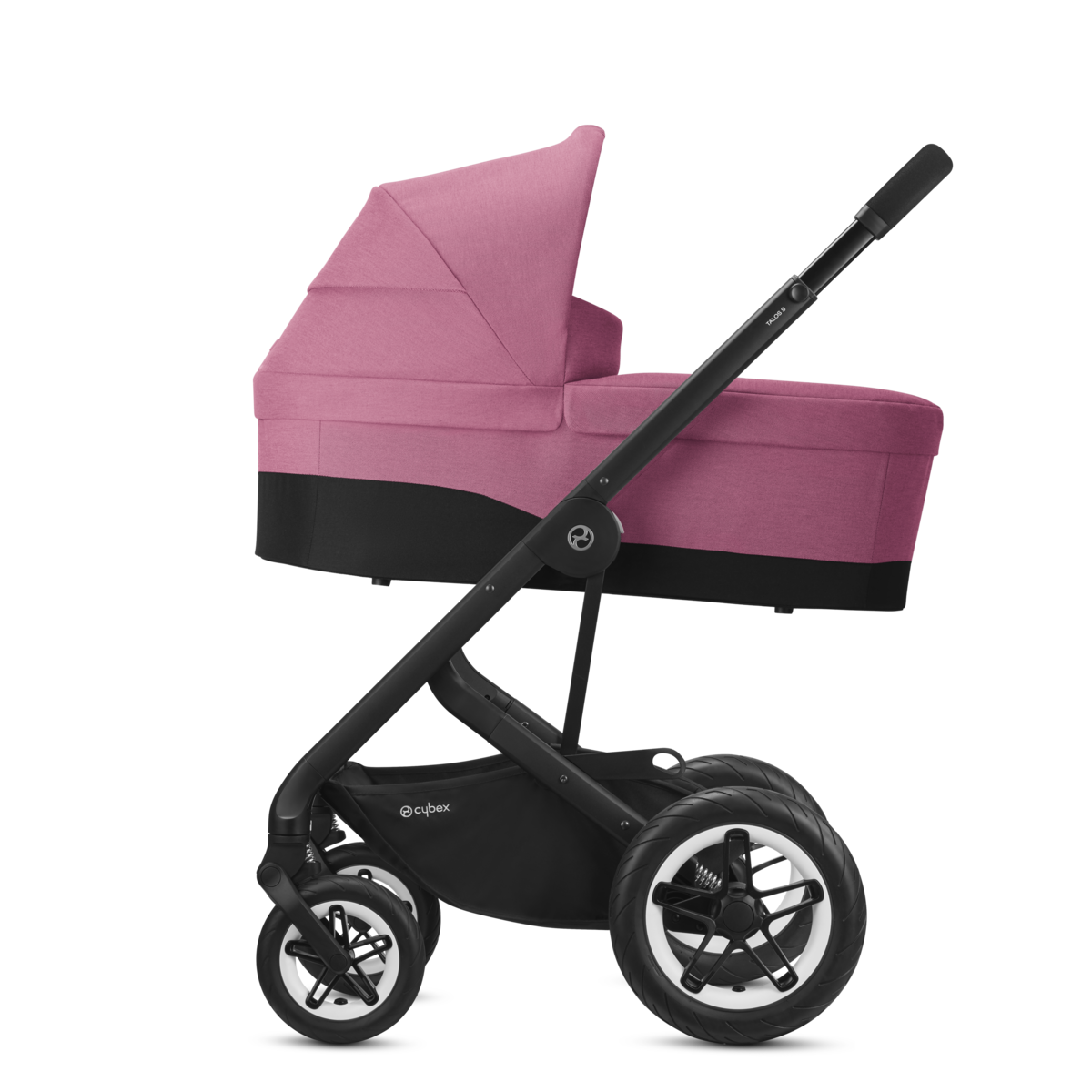 Cybex Talos S Lux Kombikinderwagen- Schwarz Gestell- Magnolia Pink