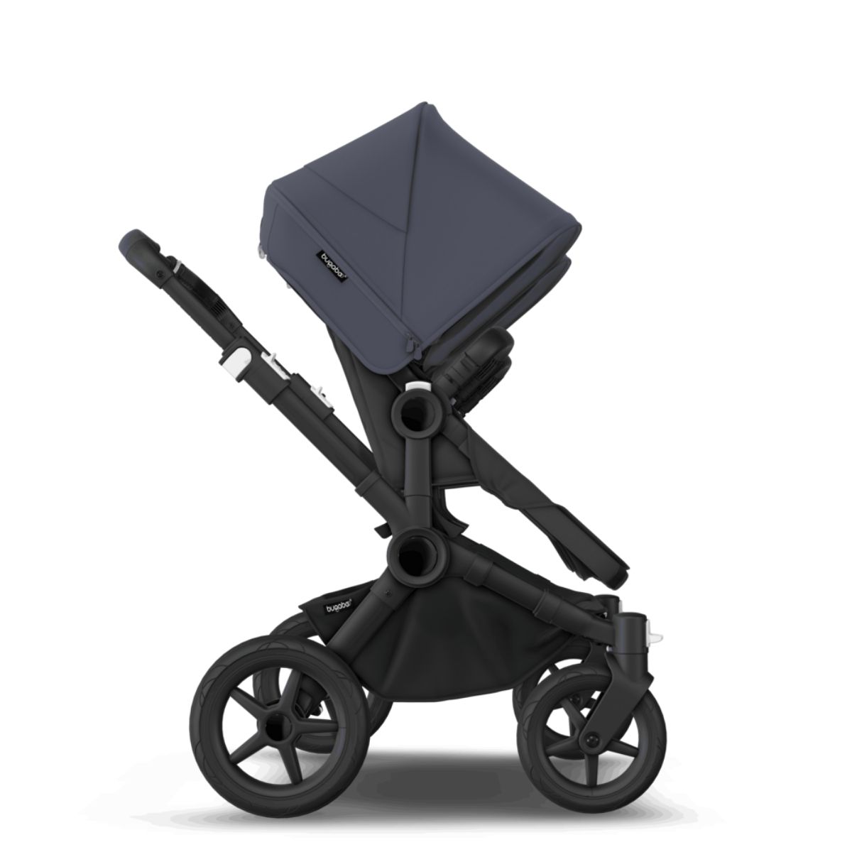 Bugaboo Donkey 5 Twin Mix & Match Schwarz- Mitternachtsschwarz- Sturmblau