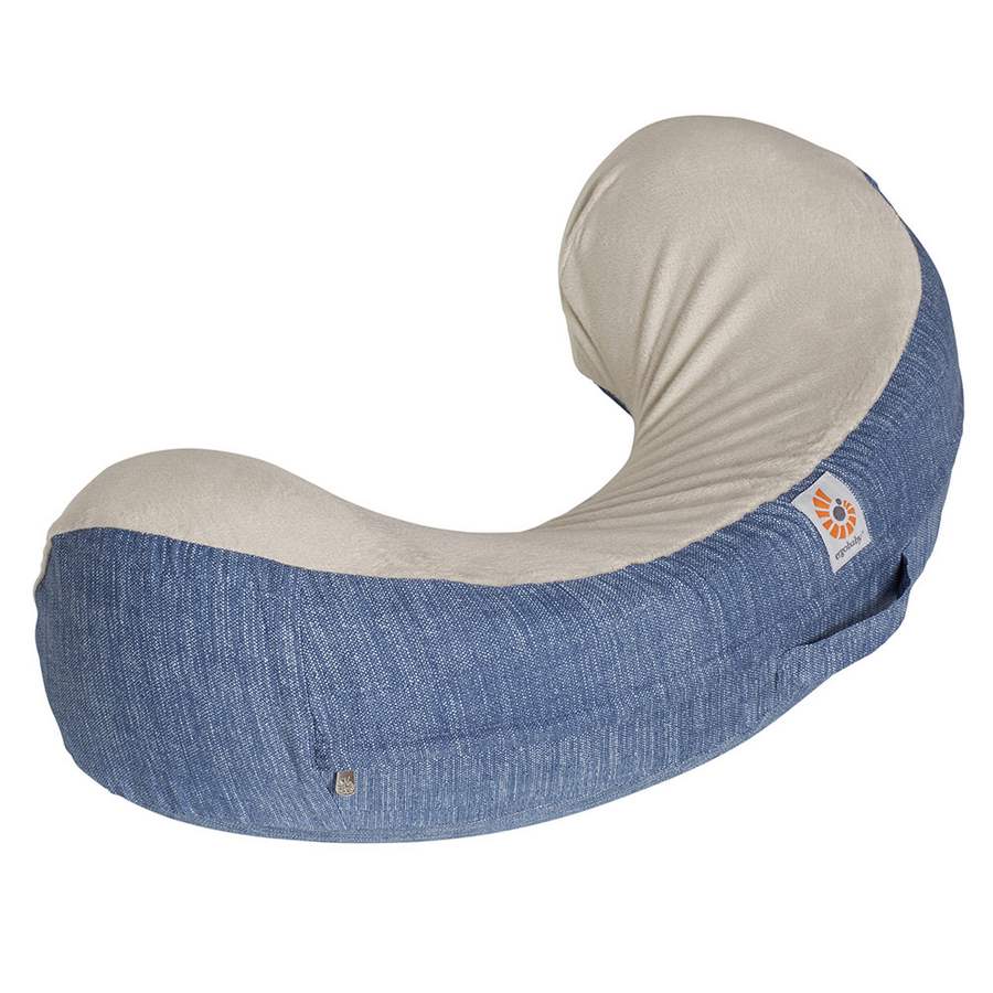 Ergobaby Stillkissen Natural Curve - Vintage Blue