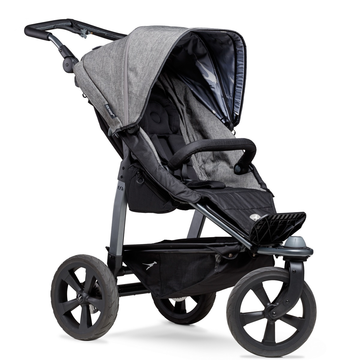 TFK Mono Sportkinderwagen mit Luftkammer Radset- Premium Grau