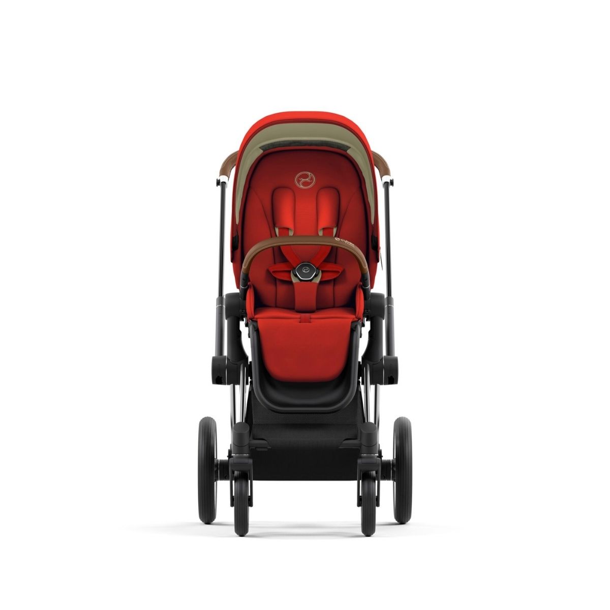 Cybex Priam 4 Kinderwagen Chrome Rahmen- Autumn Gold Seat Pack