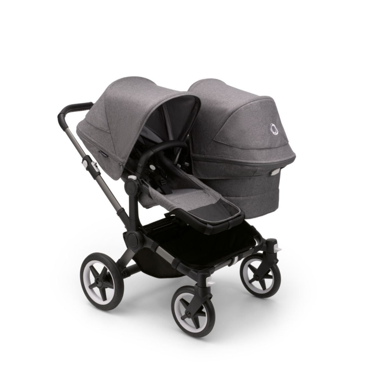 Bugaboo Donkey 5 Duo Mix & Match Graphit- Grau Meliert- Grau Meliert