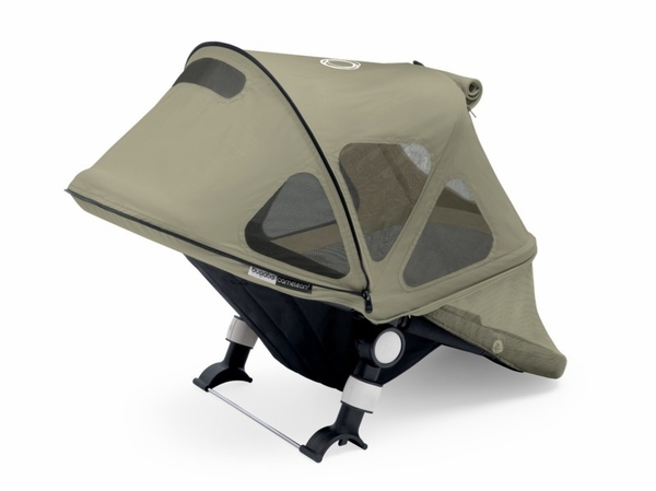 Bugaboo Bee Sonnendach mit Lüftungsfenstern - Dark Khaki