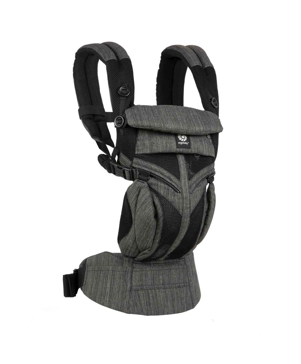 Ergobaby OMNI 360 Cool Air Mesh Babytrage Black Tweed