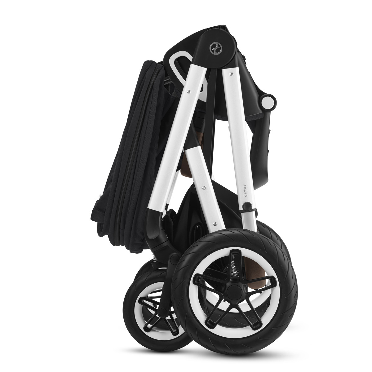 Cybex Talos S Lux Kombikinderwagen- Silber Gestell- Deep Black