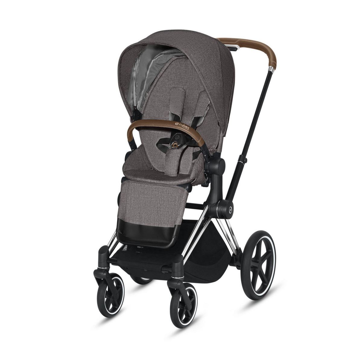 Cybex Priam Sportkinderwagen- Chrome- Manhatten Grey Plus