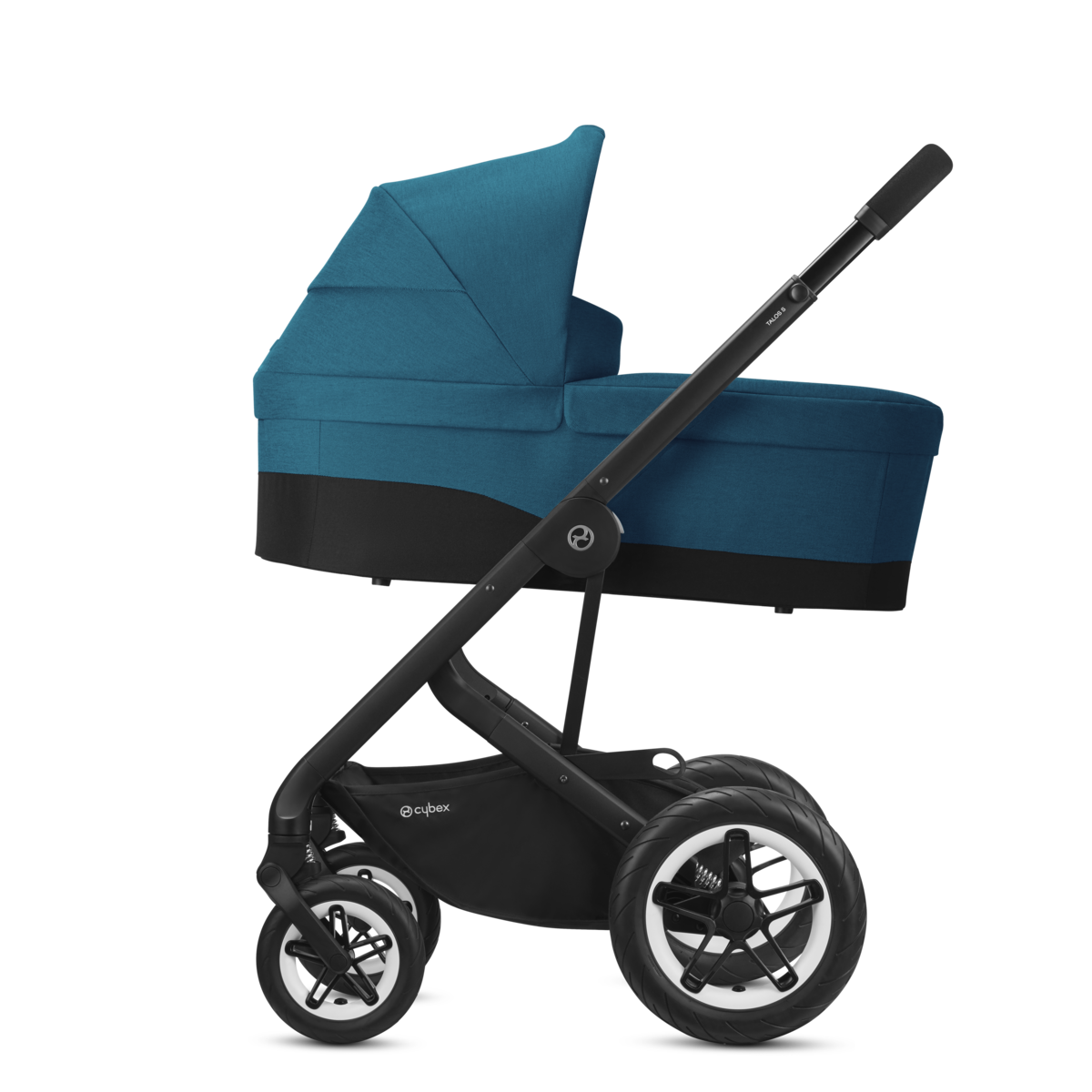 Cybex Talos S Lux Kombikinderwagen- Schwarz Gestell- River Blue