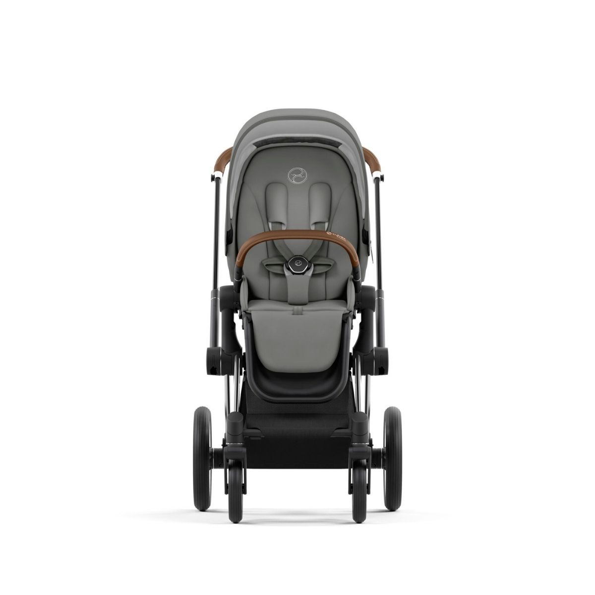 Cybex Priam 4 Kinderwagen Chrome Rahmen- Soho Grey Seat Pack